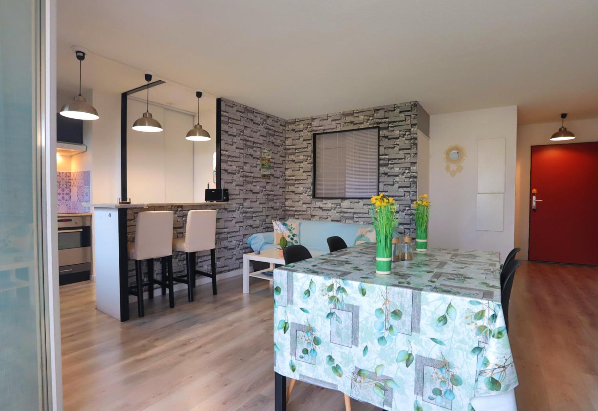 Appart T2 Dans Residence Calme Parking Prive Gratuit Мирамас Экстерьер фото