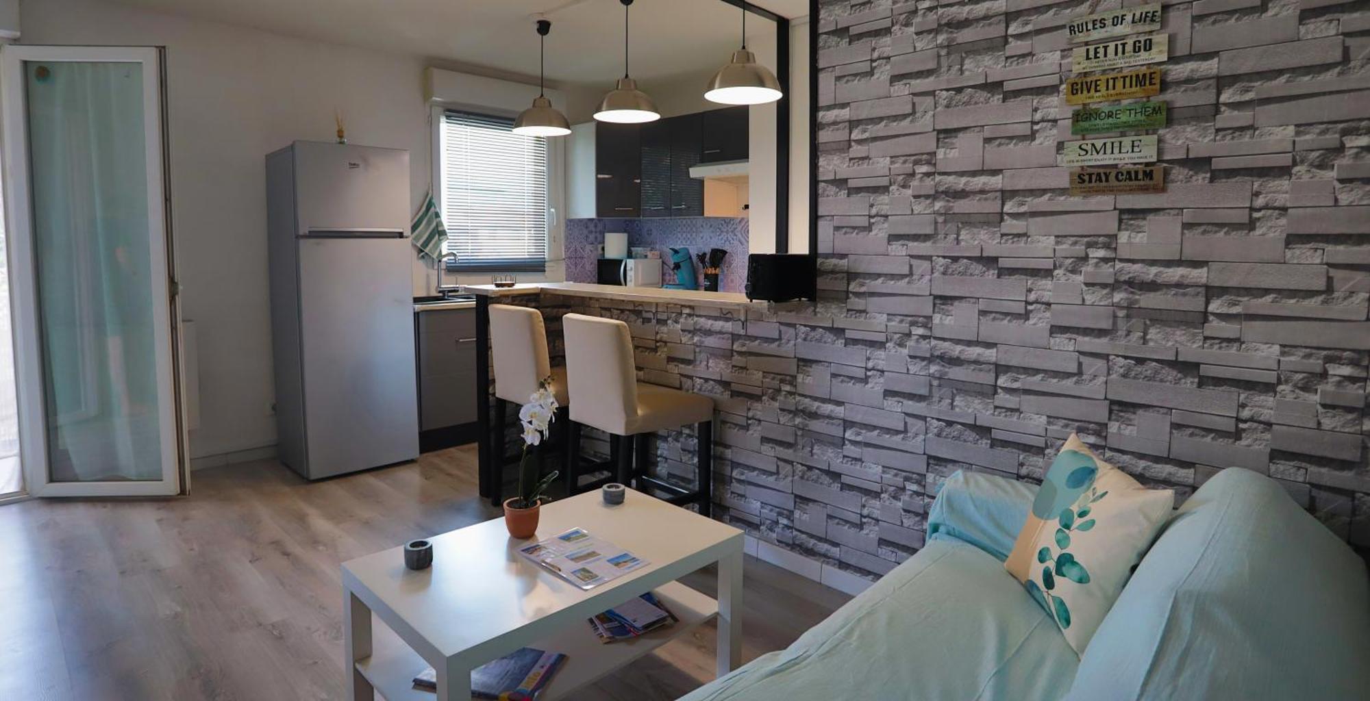 Appart T2 Dans Residence Calme Parking Prive Gratuit Мирамас Экстерьер фото